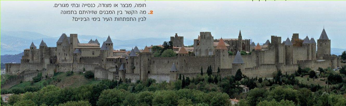 מבט על העיר קרקסון בצרפת